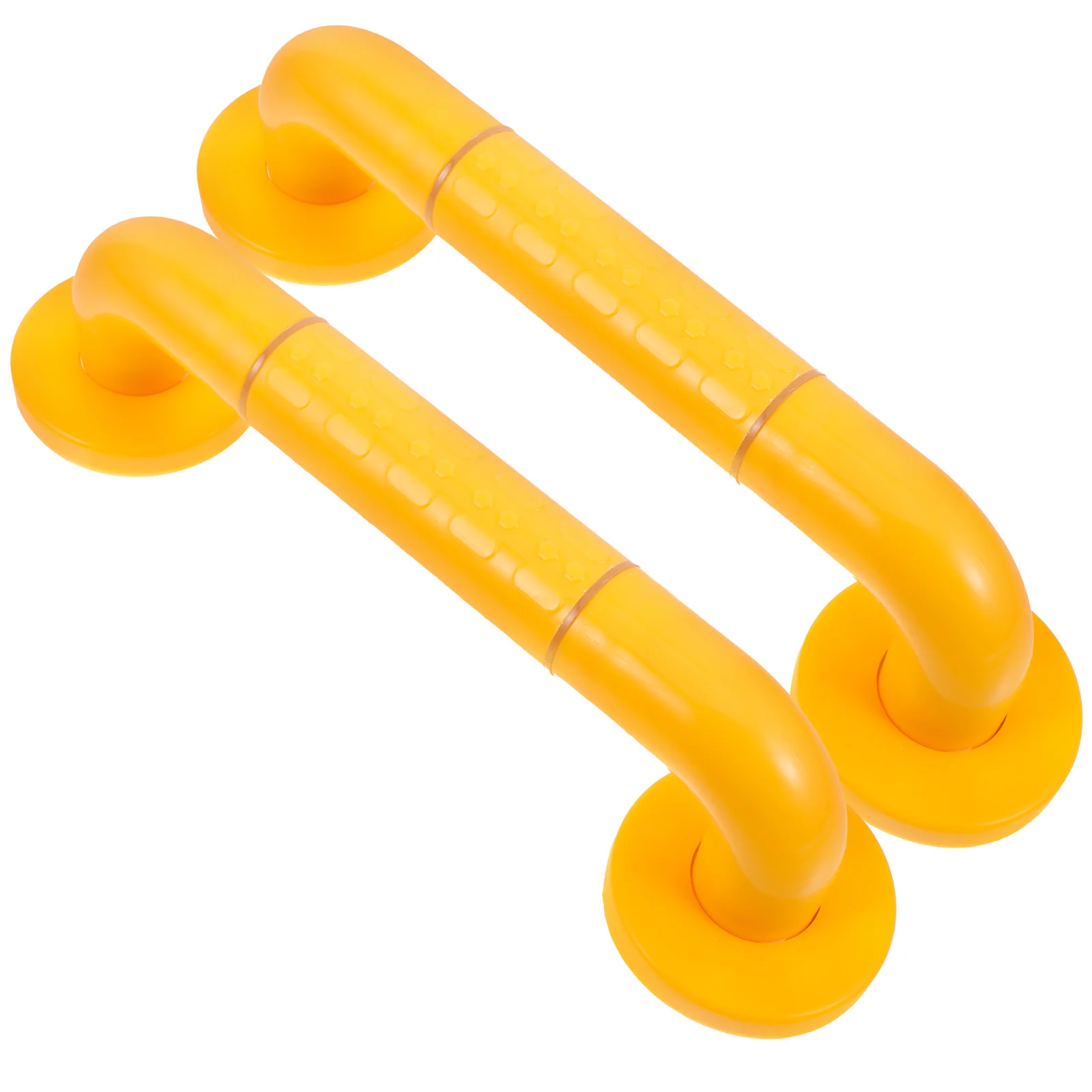 

2pcs 12 Inch Anti-slip Bath Safety Grab Bars Yellow Shower Handle Support Wall Mount Tub Rail Non Slip Luminous Bathroom