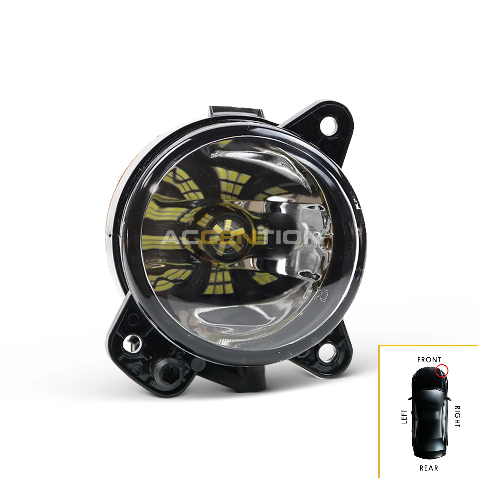 Białe światło LED do VW Polo GTI 9N3 MK4 Facelift 2005 2006 2007 2008 2009 2010 Przednie światło przeciwmgielne LED Światło przeciwmgielne Grill Wire — zdjęcie 6