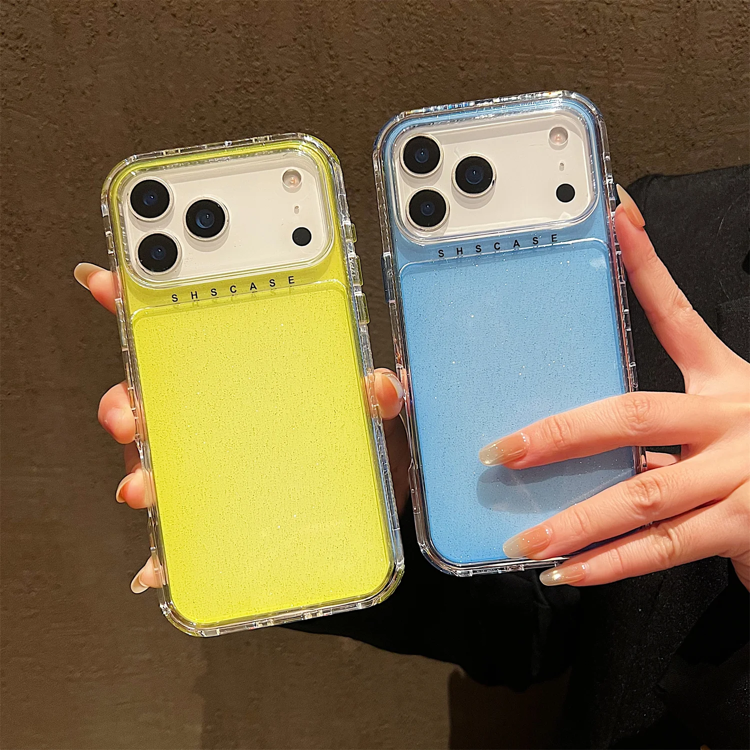 

Роскошный чехол SHSCASE 3 в 1, звездный блеск Defender для iPhone 17 Pro Max 17 Pro 17, противоударный сверхпрочный прочный чехол Spark Cover