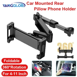 Car Tablet Holder, Headrest Tablet Mount Headrest Stand Cradle Compatible With Devices For IPad Air Mini, Other 4.7-12.9