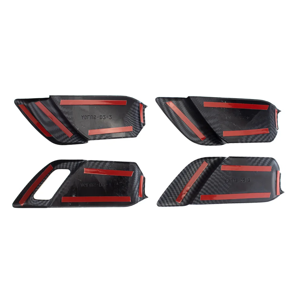4pcs ABS Carbon Fiber Color Inner Door Open Handle Cover Interior for Toyota Prius 2023 2024