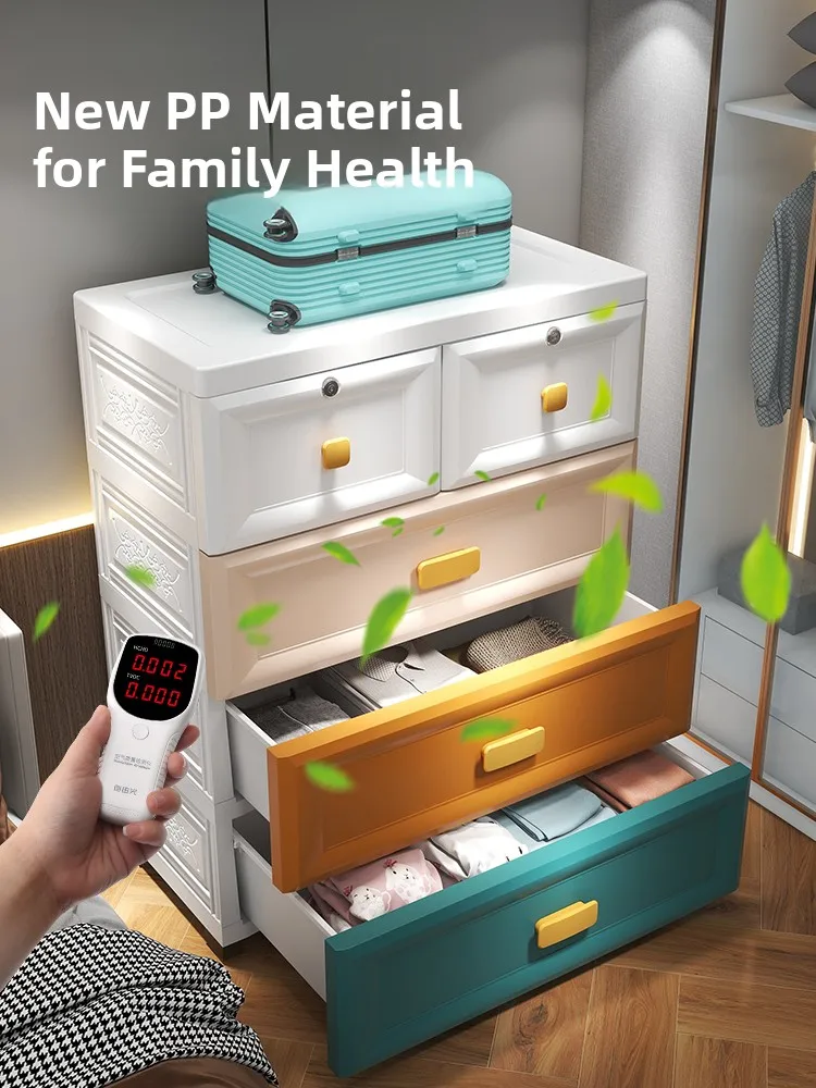 

Extra Large 78CM Plastic Storage Box Der Baby Clothes Storage Box Children's Wardrobe Toy Organizer Cabinet Fly Storage...