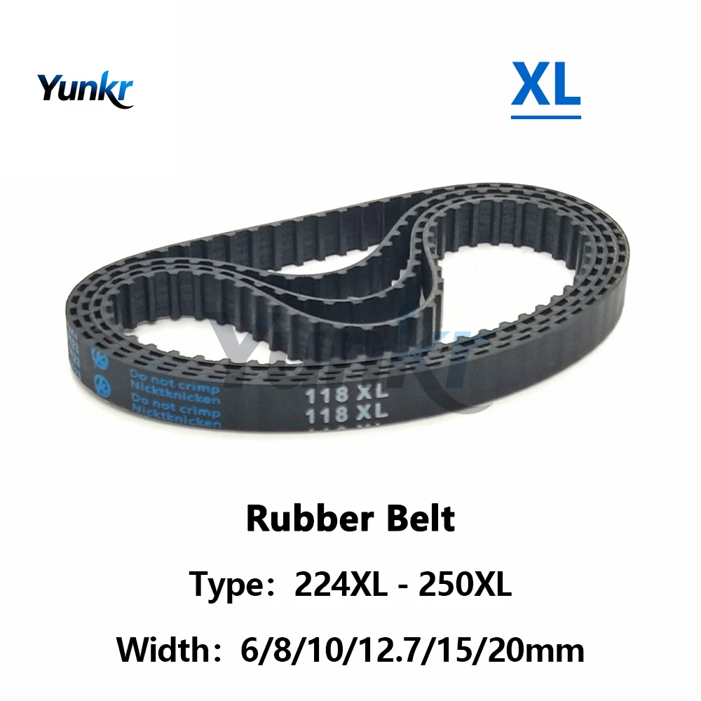 XL Rubber Timing Belt 224XL 226XL 228XL 230XL 232XL 234XL 236XL 238XL 240XL 242XL 244XL 246XL 248XL 250XL Synchronous Drive Belt