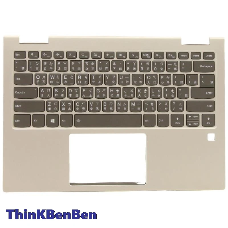 

TW Traditional Keyboard Platinum Upper Case Palmrest Shell Cover For Lenovo Ideapad Yoga 730 13 13IKB 13IWL Laptop 5CB0Q95840