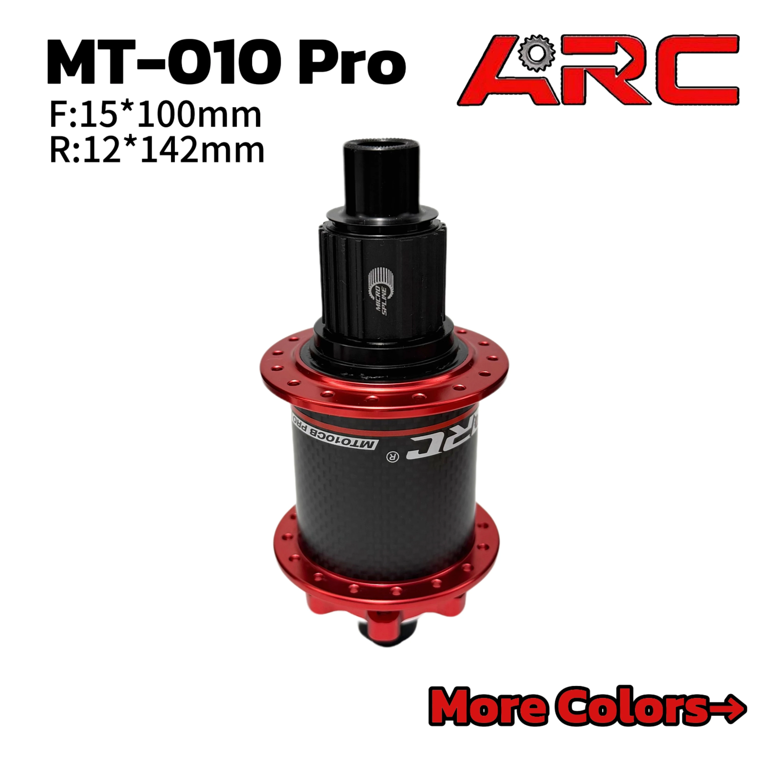 

ARC MT010 Pro 4 в 1 MTB велосипедная дисковая тормозная ступица для горного велосипеда 6 партов 3 зуба 114 щелчков F-15*100 мм/R-12*142 мм ступица для HG/MS/XD QR