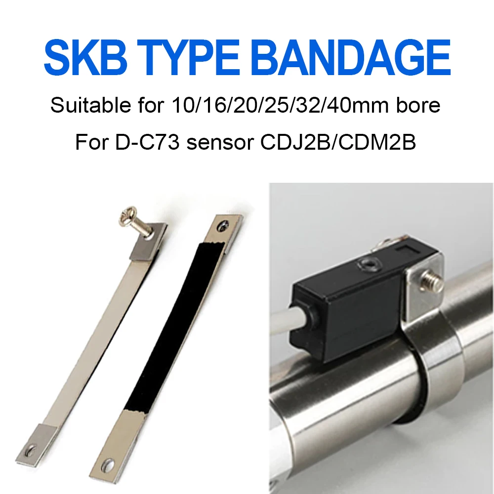 Cloweit Fixing Bracket Accessary for Pneumatic Magnetic Air Cylinder Sensor CS1-U-F-S CMSG D-C73