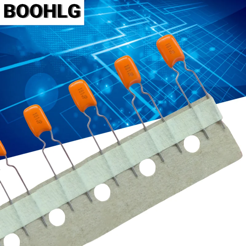 

20PCS Orange Audio Capacitor 180pf 50v 0.00018uf 50v 181J 50v p5mm