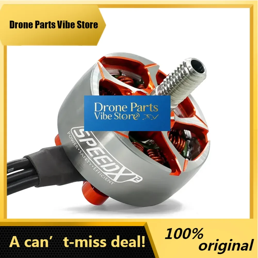 

DronePNewest GEPRC SPEEDX2 2107.5 1960KV / 2450KV Brushless Motors 4-6S For Freestyle Racing FPV Drone