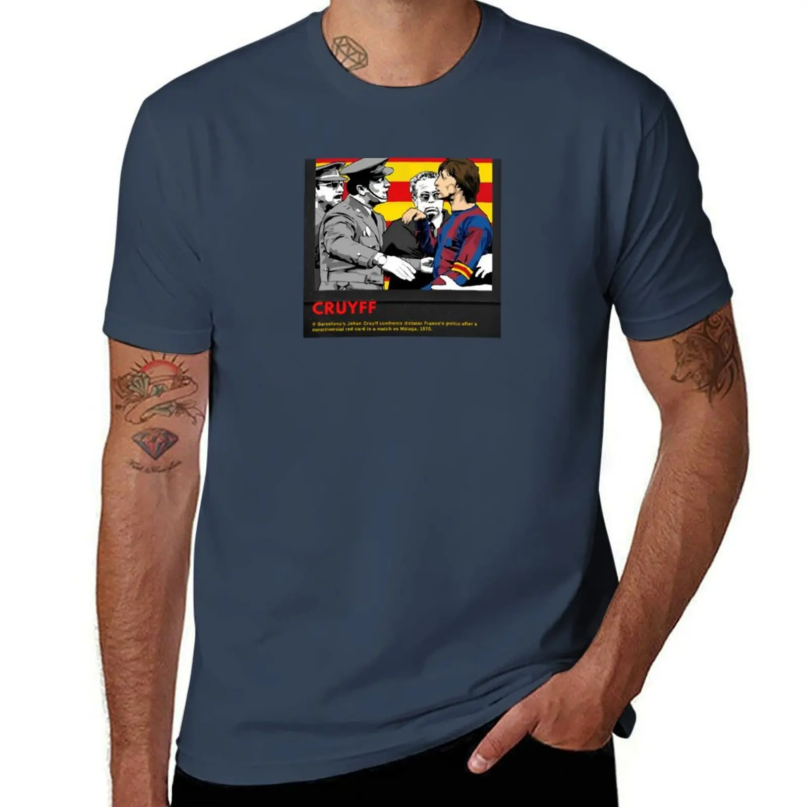 Camiseta Johan Cruyff, ropa de talla grande, camiseta personalizada, camisa de entrenamiento para hombre