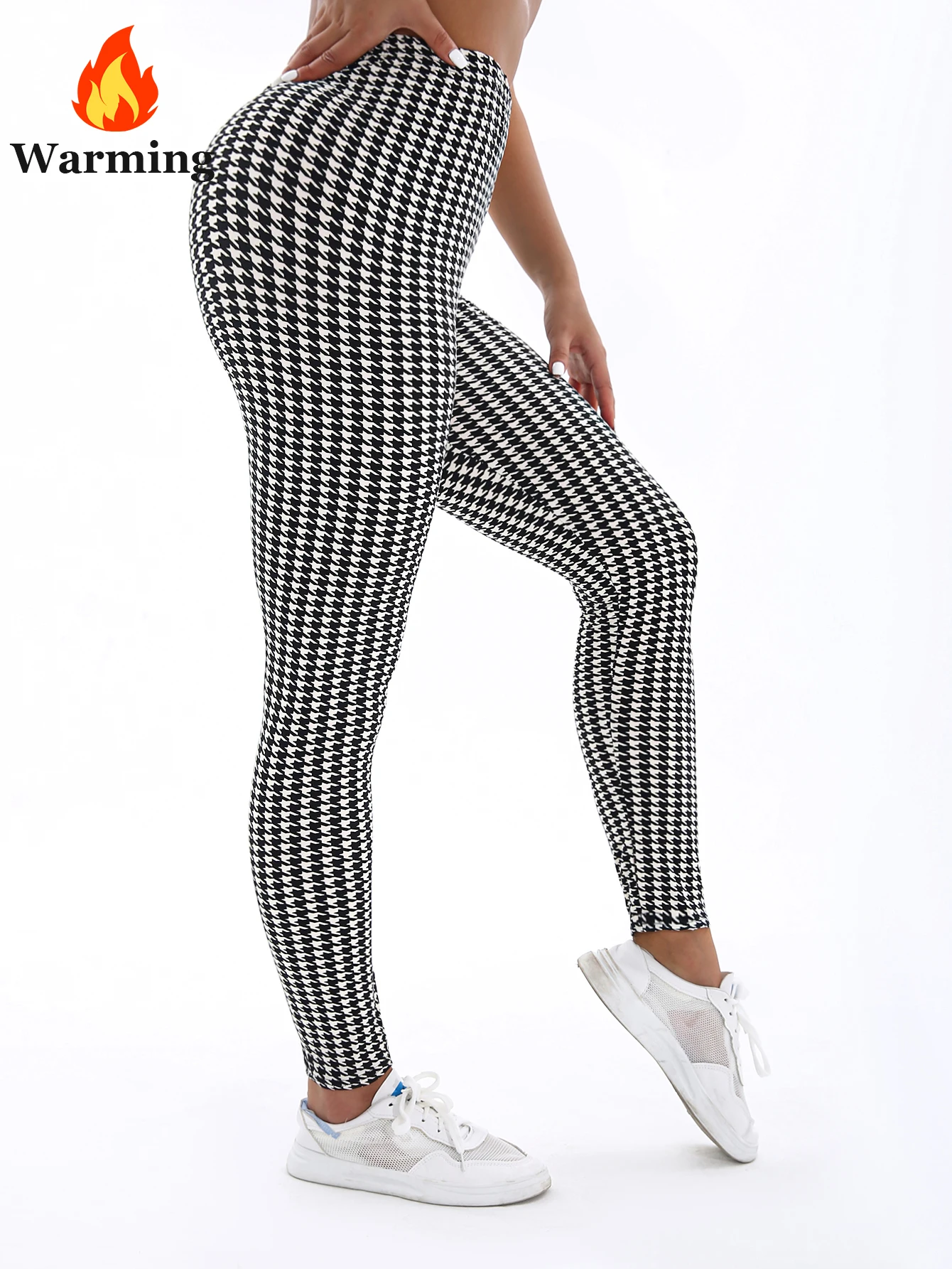 الخريف الشتاء 1PACK المرأة ألف الطيور شبكة أفخم سميكة مثير ضيق يغطي الرجل عارضة الرياضة أنيقة اللياقة البدنية اليوغا السراويل #4