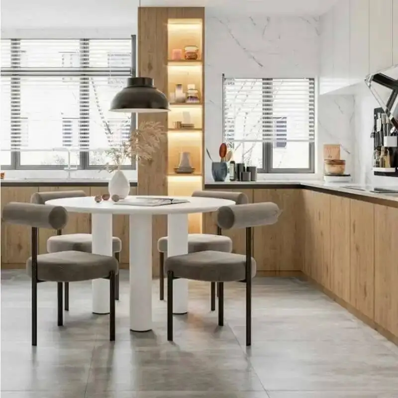 

Chairs Creative Simple Modern Dining Home Furniture Hotel Dining Room Chairs Light Luxury Back Leisure Negotiation Dining Chairs