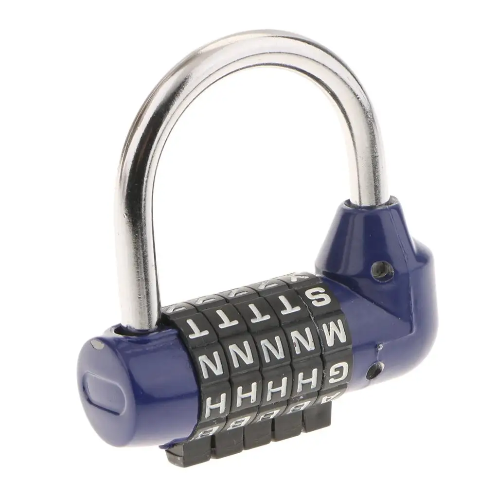 5 Letters Combination Number Padlock Luggage Bag travel Luggage Pad Lock