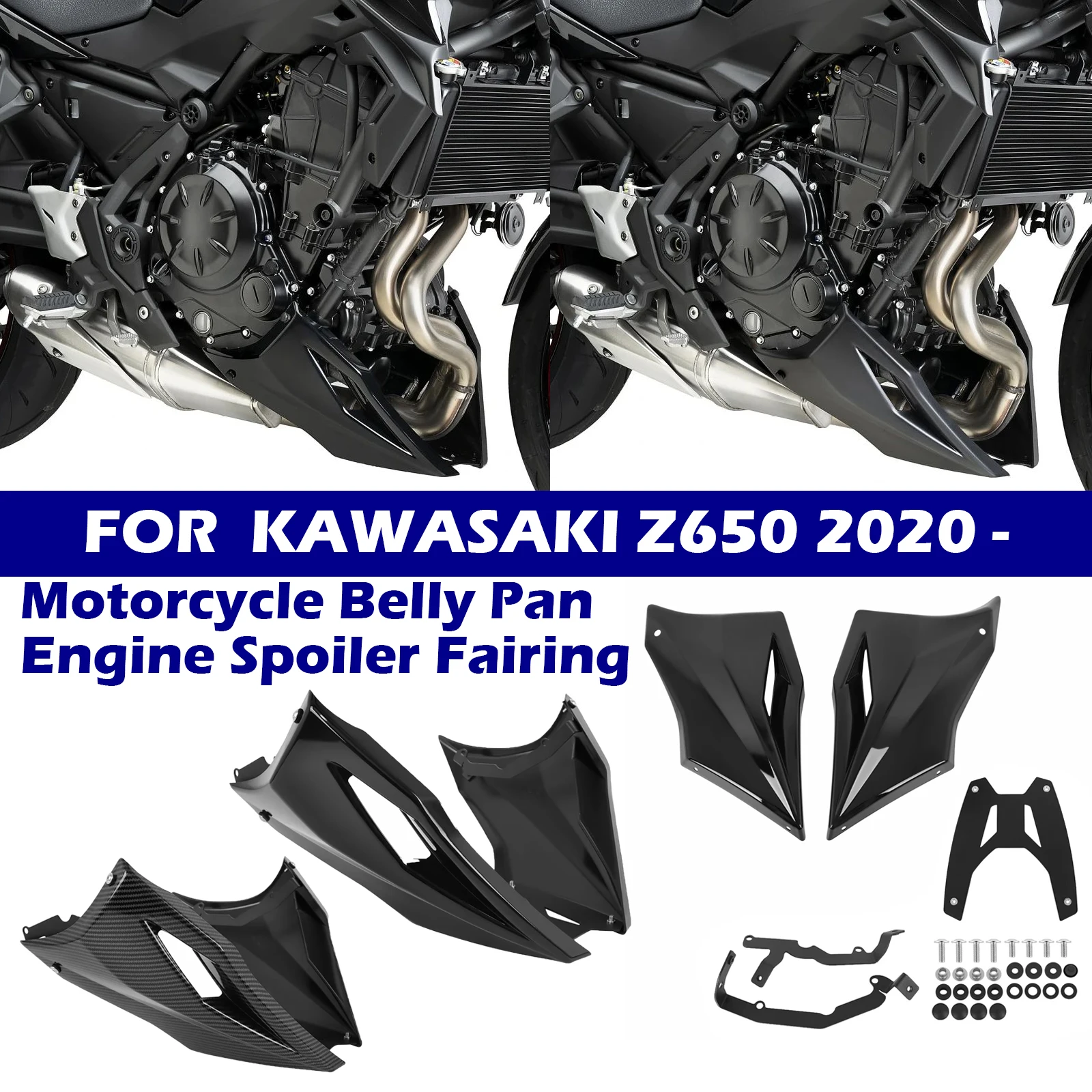 For KAWASAKI Z650 Z 650 2020-2026 New Accessories Underbody Guard Engine Under Guard Fairing Guard Chassis Engine Cover