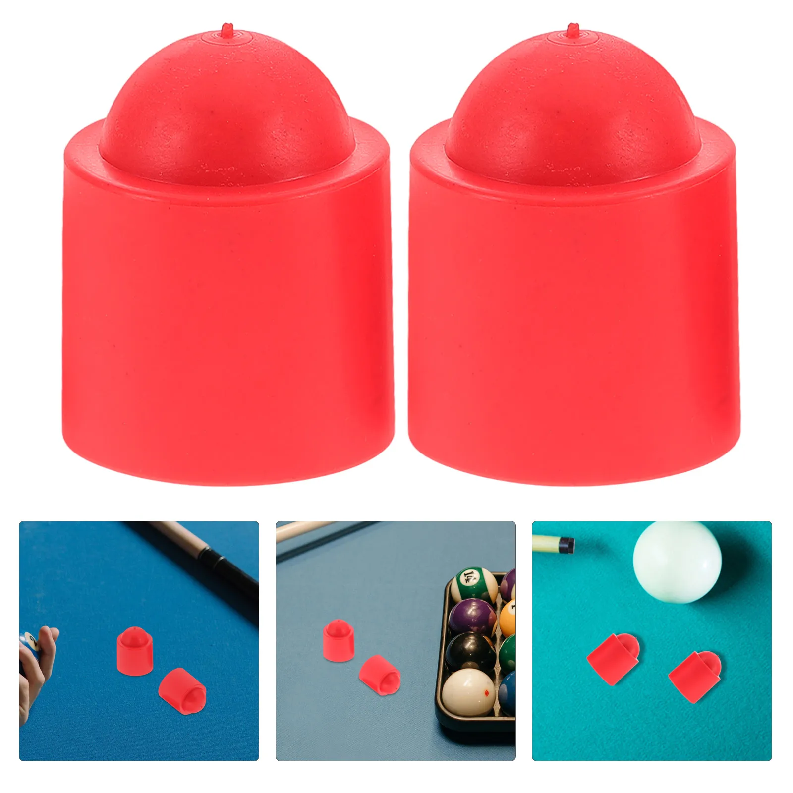 

Billiard Cue Stick Tail Protector Rubber Pool Bumper Table Parts Joint Protective Cover Durable Easy Installation Cue Sports