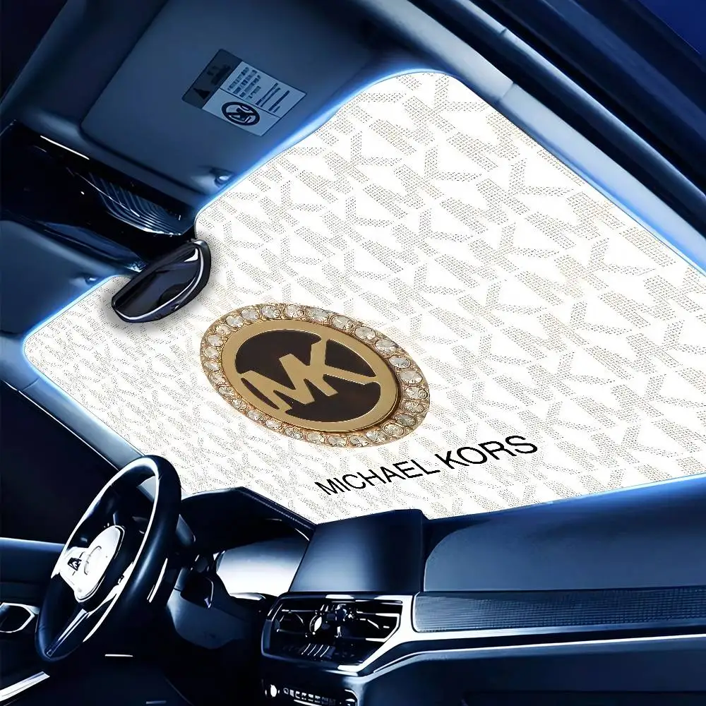 M-مايكل كورس الكرتون نافذة السيارة غطاء الزجاج الأمامي الشمس الظل السيارات الشمس قناع سيارة يغطي سيارة الحماية من الشمس