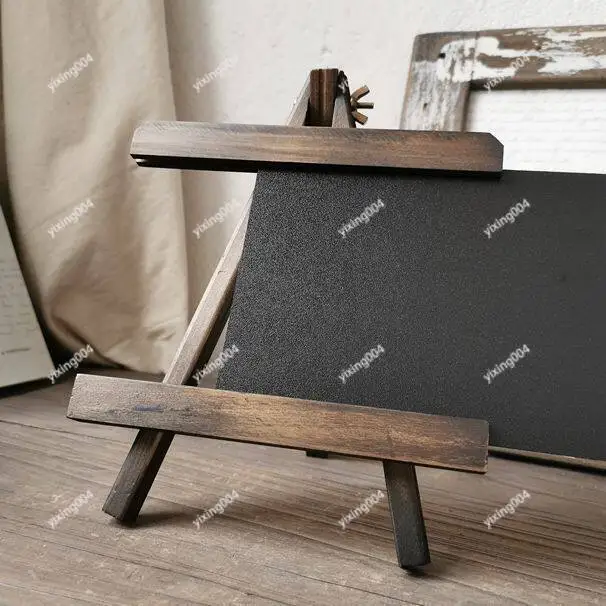 Vintage Distressed Chalkboard Ornament, Message Board Decor for Cafe Living Room Passageway