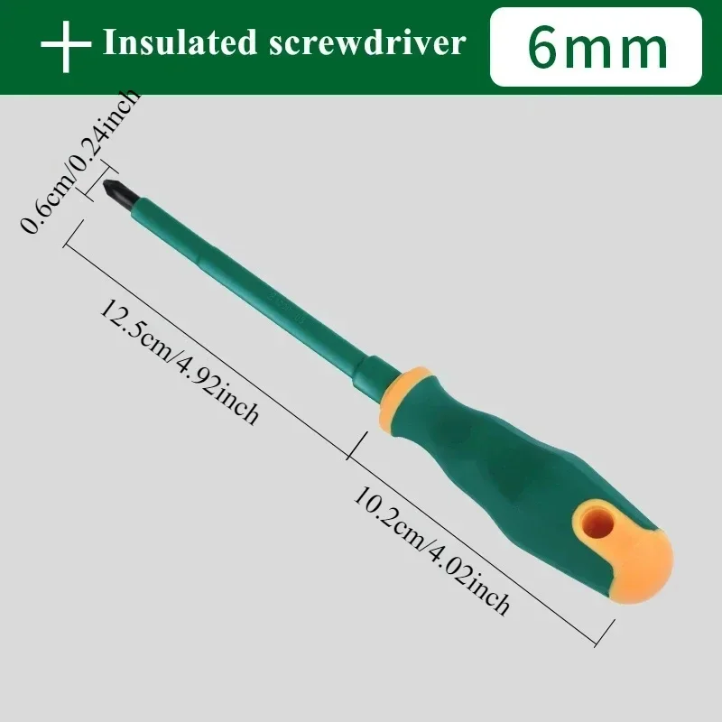 Cacciavite Phillips con isolamento magnetico cacciavite scanalato strumenti di riparazione per elettricisti utensili manuali