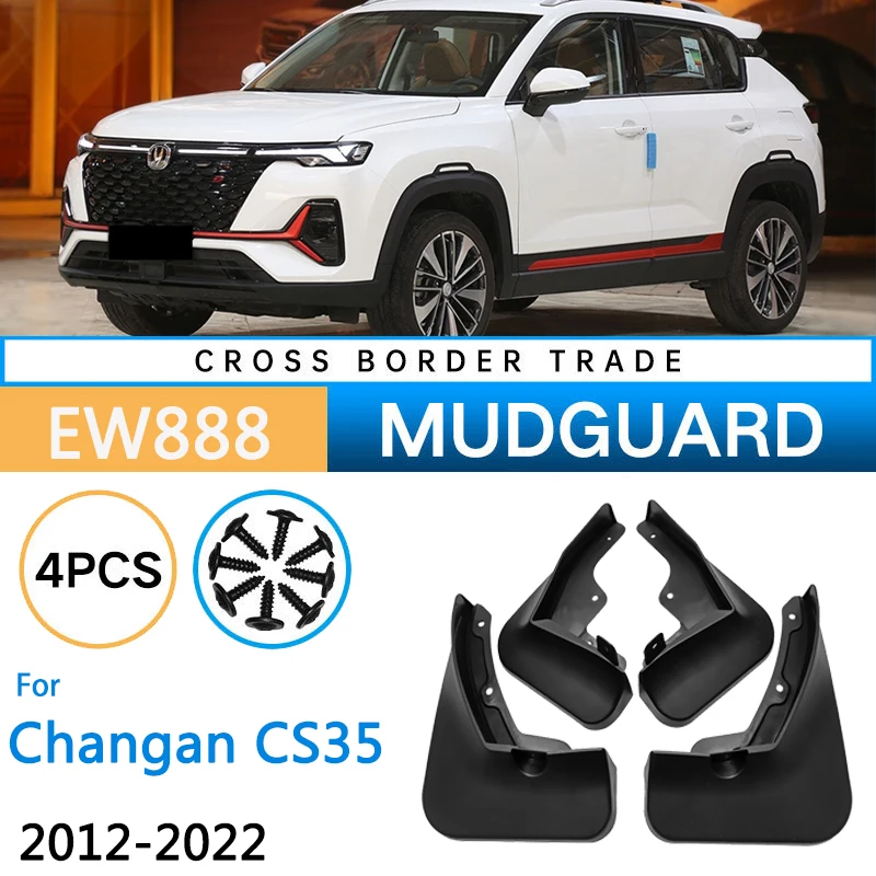 

4 шт. Брызговики для Changan CS35 Oushang COS5 ° 2012 ~ 2022 2020 2021 Брызговики передние и задние колеса брызговики автомобильные аксессуары