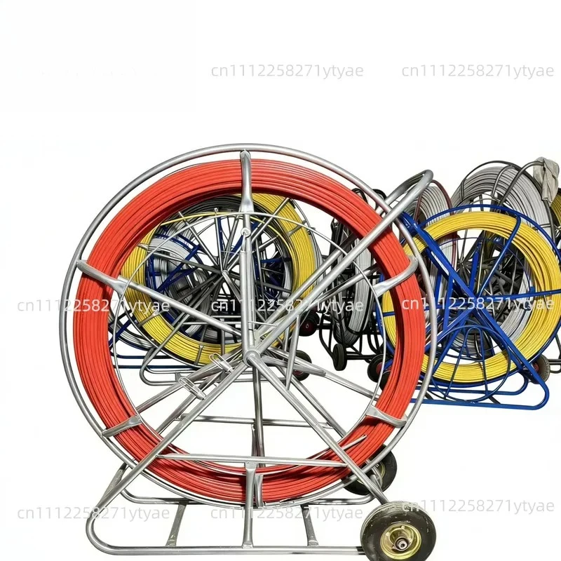 Fiberglass Pipe Puller Cable Puller Fishing Strap Durable Reinforced Electrician/Plumber Tools 4-16mm Rod Diameter