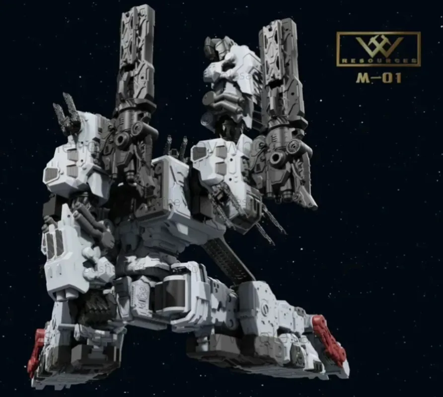 Op voorraad Transformeerd speelgoed M-01 Steel Fortress Baymax FOC Meng Dashuai