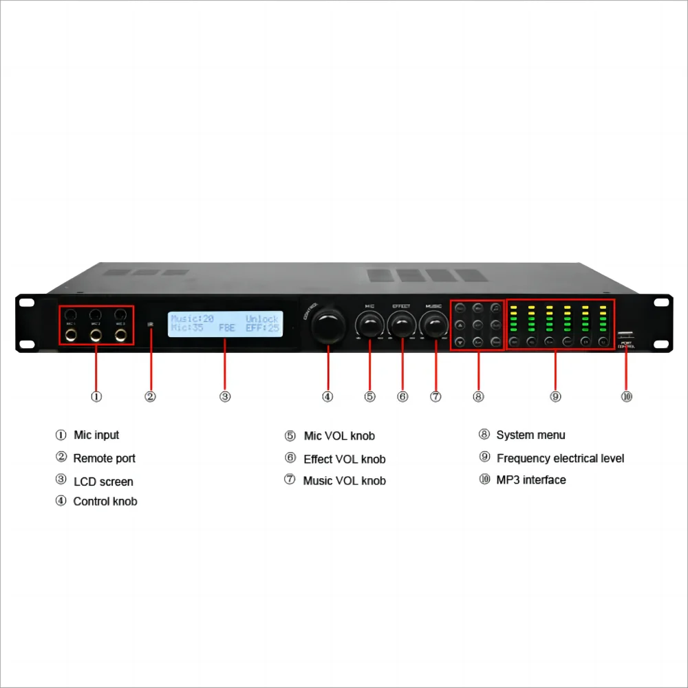 Wholesale Dsp Audio Processor For Karaoke