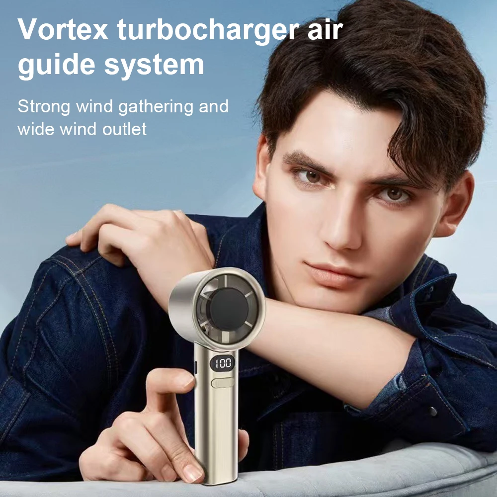 مروحة يدوية محمولة 120 سرعات الرياح مروحة يدوية صغيرة خالية من الشفرة USB قابلة للشحن مراوح شخصية عالية السرعة مروحة رموش كهربائية