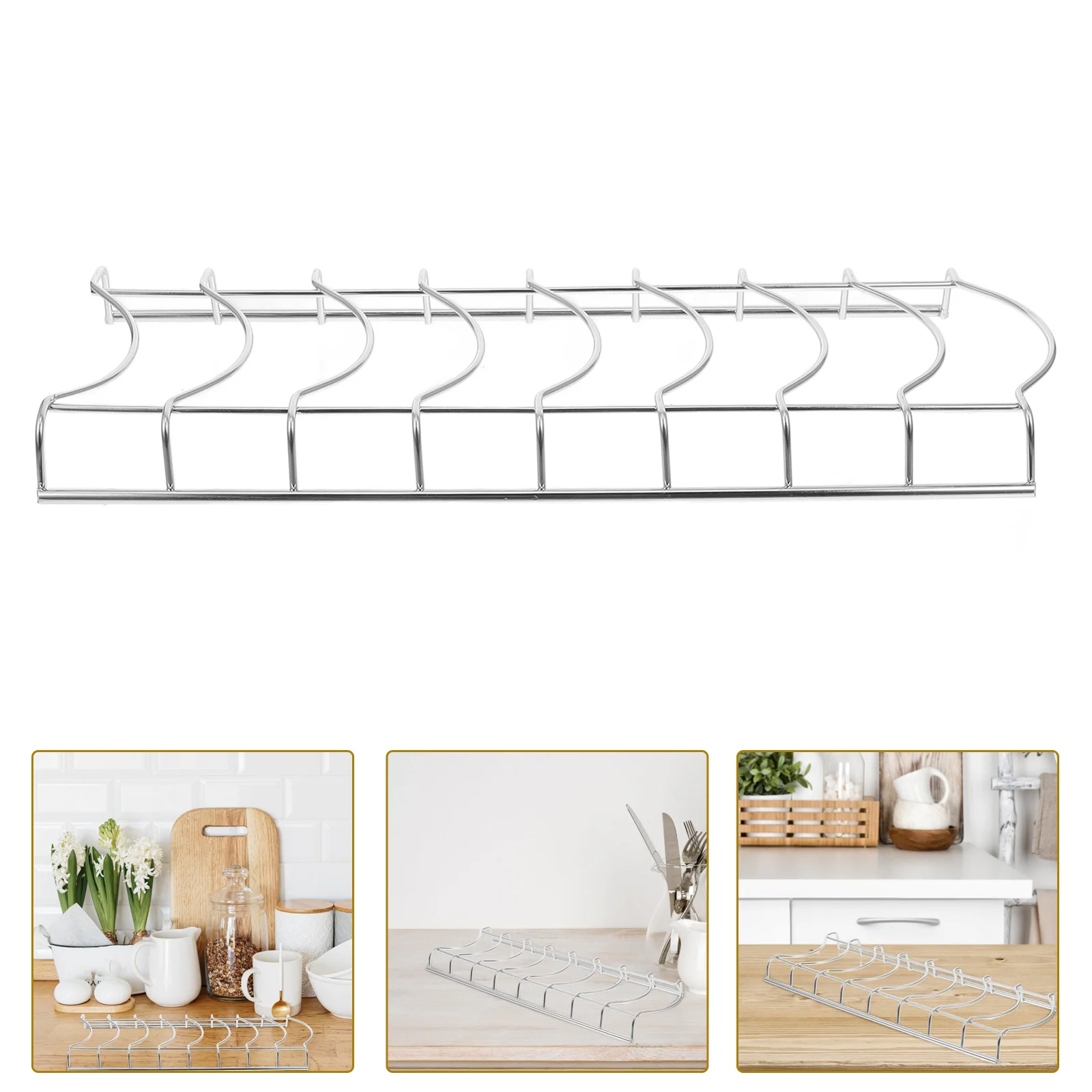 

Dish Dry Rack Single-layer Stainless Steel Bowl Dishes Drying Kitchen for Sink Holders