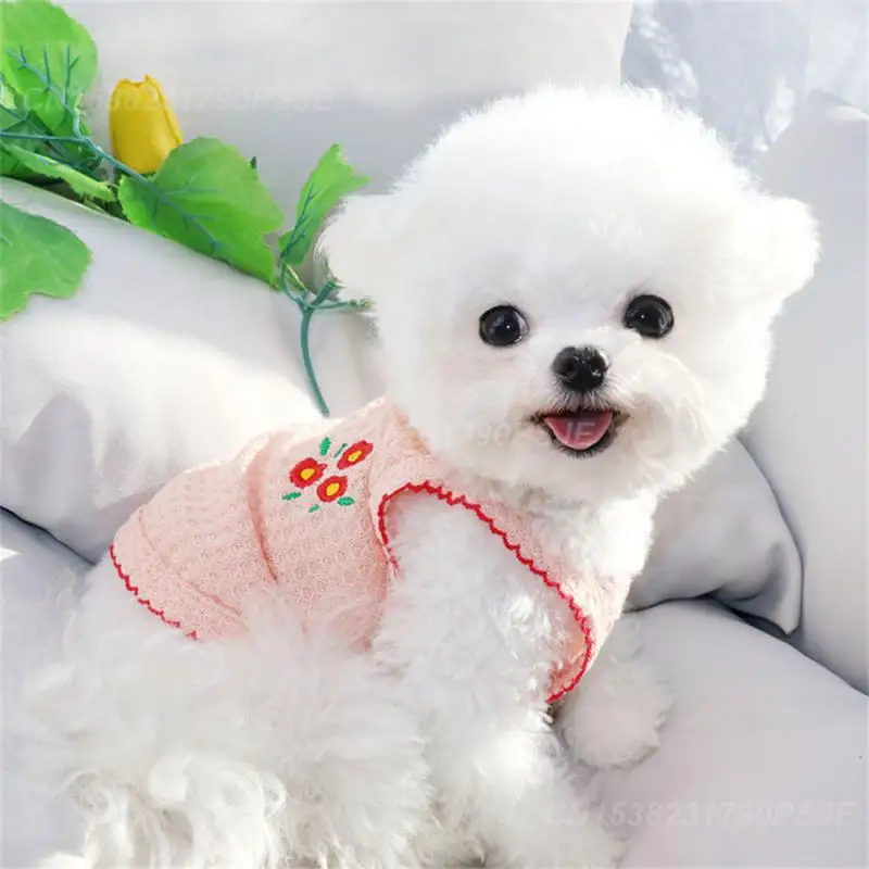 1PCS Vest Fashion Thin Breathable Dog Vest Cat Clothes Cat Costume Best Seller Sling Summer Dog High Quality Pet Clothing