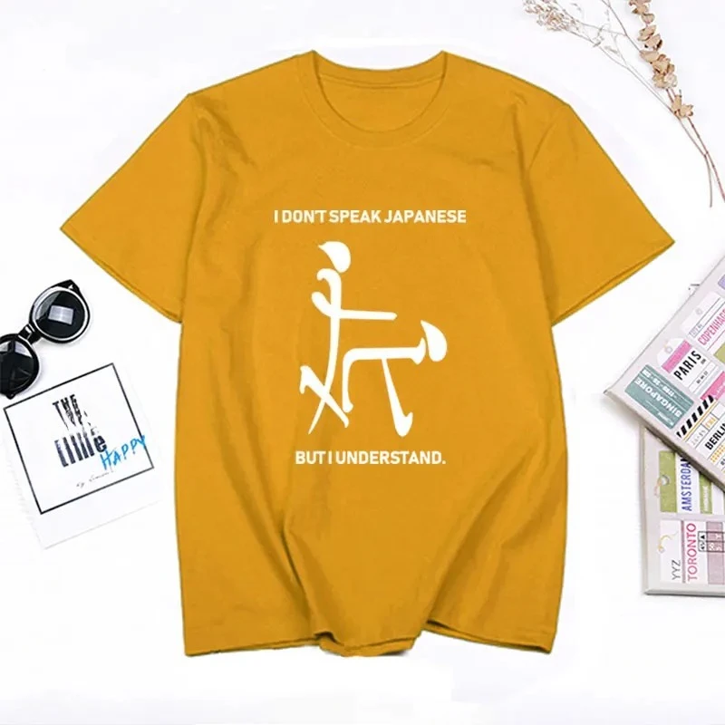 Interesująca, humorystyczna koszulka damska z nadrukiem w stylu retro, streetwearowa, z krótkim rękawem, okrągłym dekoltem, codzienna.