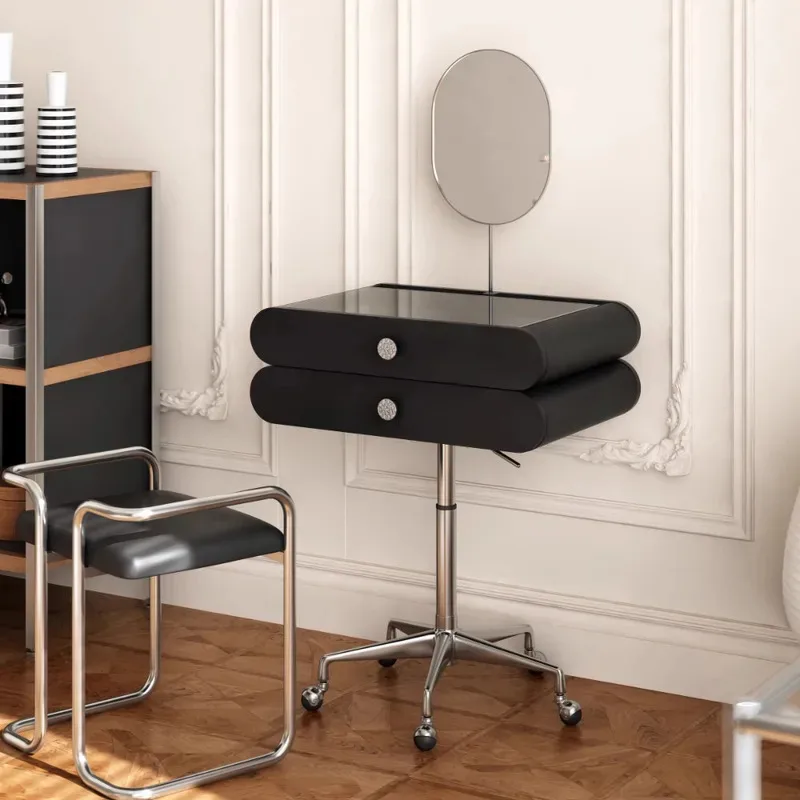 Removle with mirror Integrated Bauhaus bedroom makeup Lifting retro drsing tle