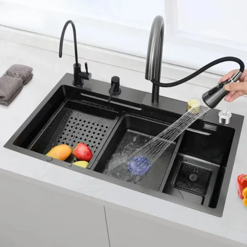 SUS304 Stainless Steel Single-Bowl Kitchen Sink — 