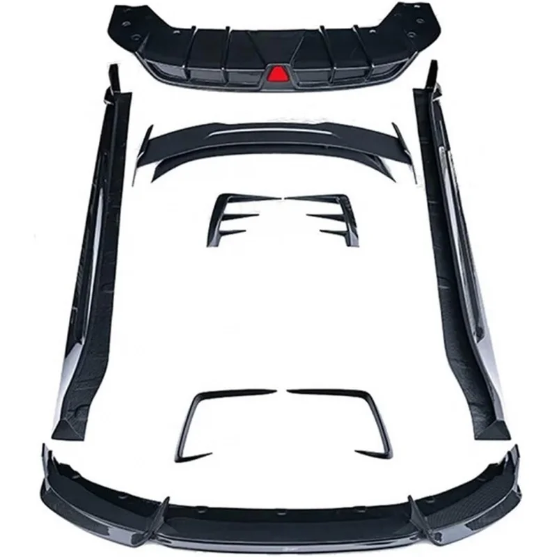 Suitable for Carbon Fiber Front Lip Rear Lip Side Skirt Compatible with ZEEKR 001 2024 Modified Tail Wing Spoiler Vent Surround