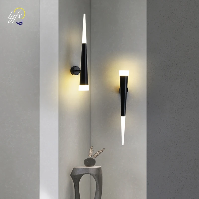 

LED Wall Lamp Interior Lighting Living Room Bedroom Bedside Balcony Hallway Stairs Modern Home Decoration Wall Light Sconce