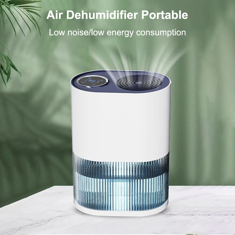 Electric Air Dehumidifier Mute Moisture Absorbers Machine Air Drye 42W 2L Digital Display Dryer For Home Office Moisture Remover