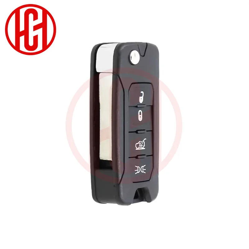 RX2RKEL9 Origianl 4A Chip PCB/MQB48 Chip 433MHz Flip SIP22 Car Remote Key 2ADFTFI5AM433TX For Jeep Renegade 2016 2017 2018