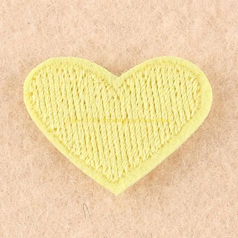 

20 шт. разных цветов, милые мини-сердечки, вышивка/утюг на аппликациях, нашивки с вышивкой, значки, украшения для одежды, 10