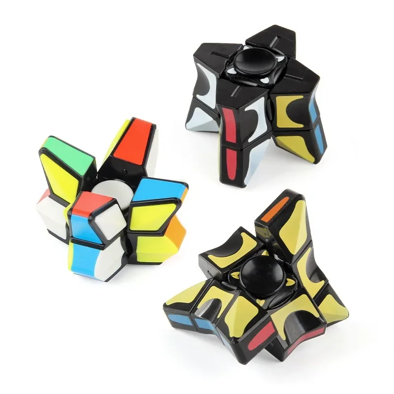 Novo cubo mágico 1x3x3, brinquedos fidget, girador de descompressão para iniciantes, cubo irregular, gira suavemente, alívio do estresse