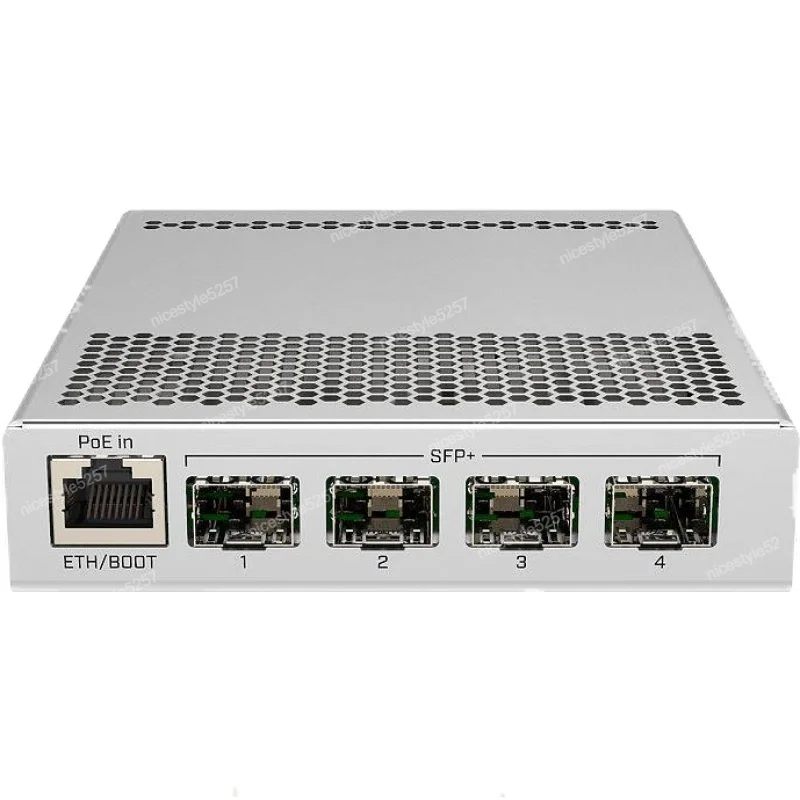 Коммутатор Mikrotik CRS305-1G-4S+IN SFP+ 10 Гбит/с с пятью портами, управляемый, с двумя системами RouterOS или SwOS