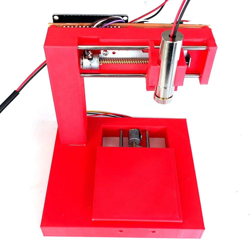 Miniature Handheld Laser Engraving Marking Plotter CD Drive Changed To Open Source GRBL Firmware DIY Based On ESP32