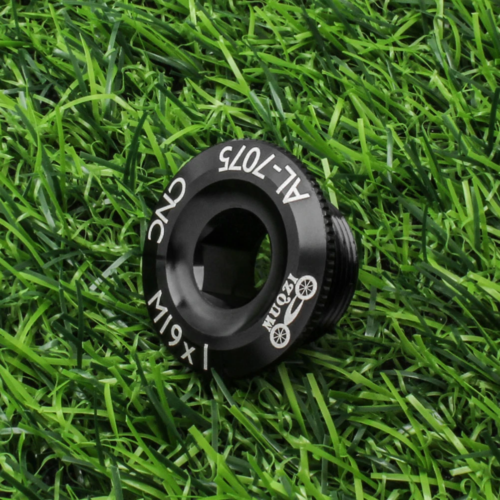 

2pcs Crank Cover Bike Accessory Aluminum Alloy Mountain Screw Bolts Arm Black Cranket Fixing Storage Compatible Lightweight