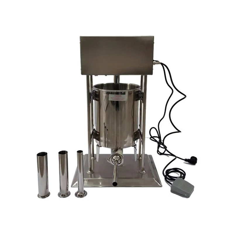 

30 liter commercial sausage machine, electric gear sausage filling machine, stainless steel sausage machine