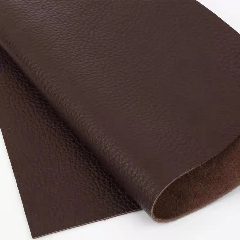 3 mm kaffeebraunes dickes Rindsleder, tiefbraune Oberschicht aus echtem Lederstoff, Autosofa-Sitzkissen, Yogamatte, Kühlung