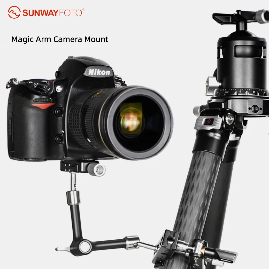 

sunwayfoto GA-04 Magic Arm Camera Mount 8.0"/200mm Load 22lb10KG with 1/4" Thread Screw