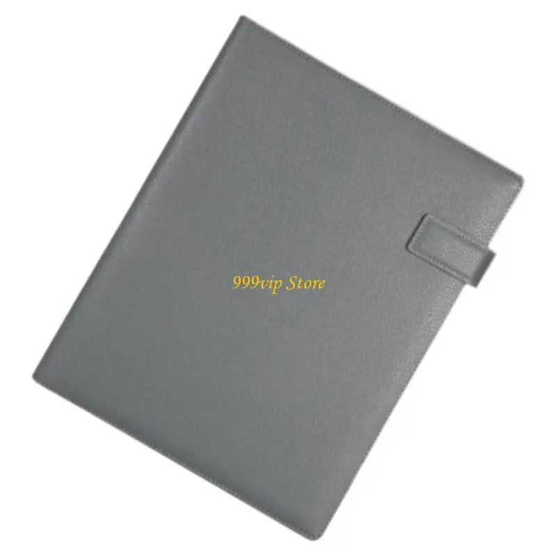 

C90C Conference Folder Closure Leather Document Organiser with Writing Board