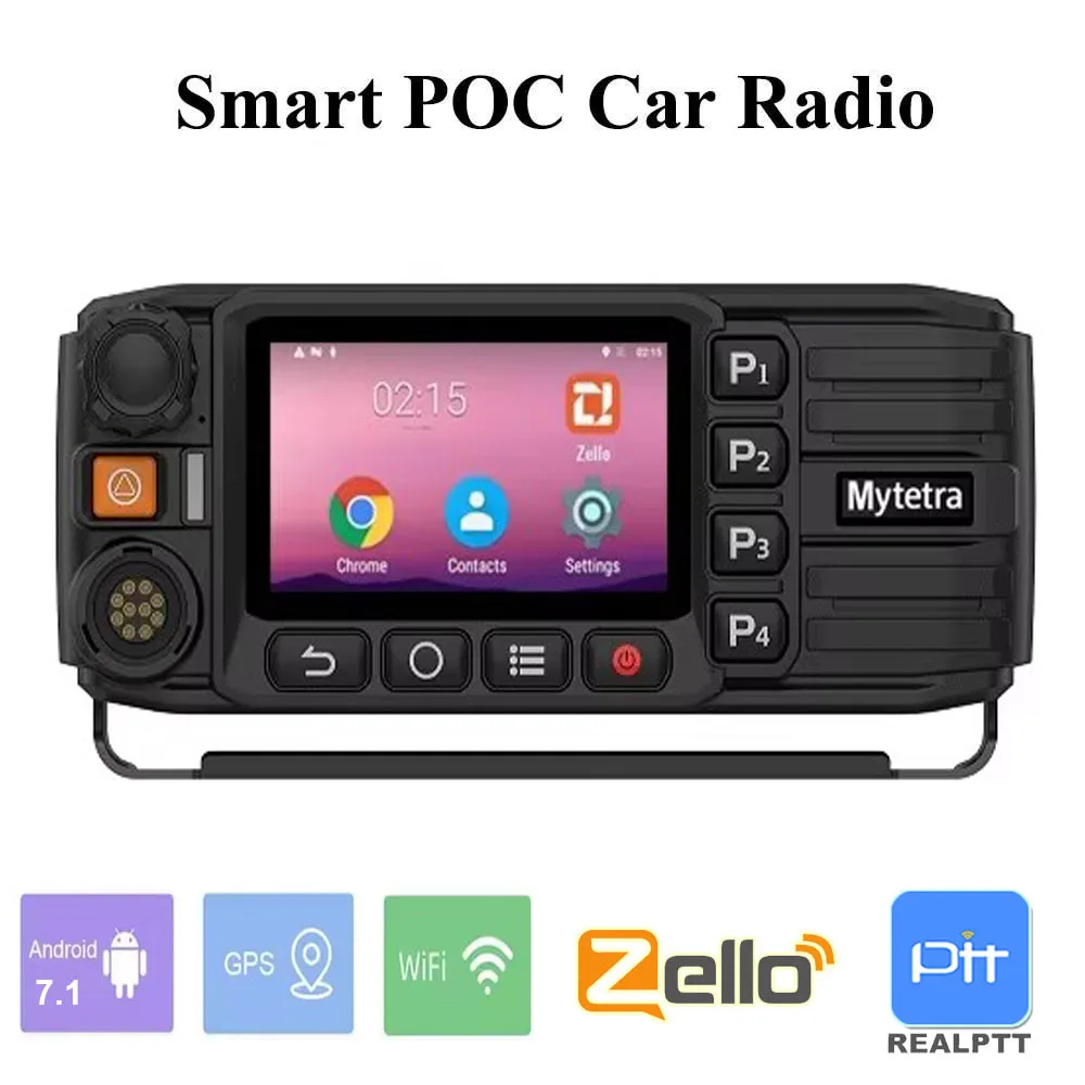 MYT 4G Network Radio TM9000 Andriod 7.1 With GPS WIFI POC Mobile Radio Work with Zello Real-PTT PoCStars