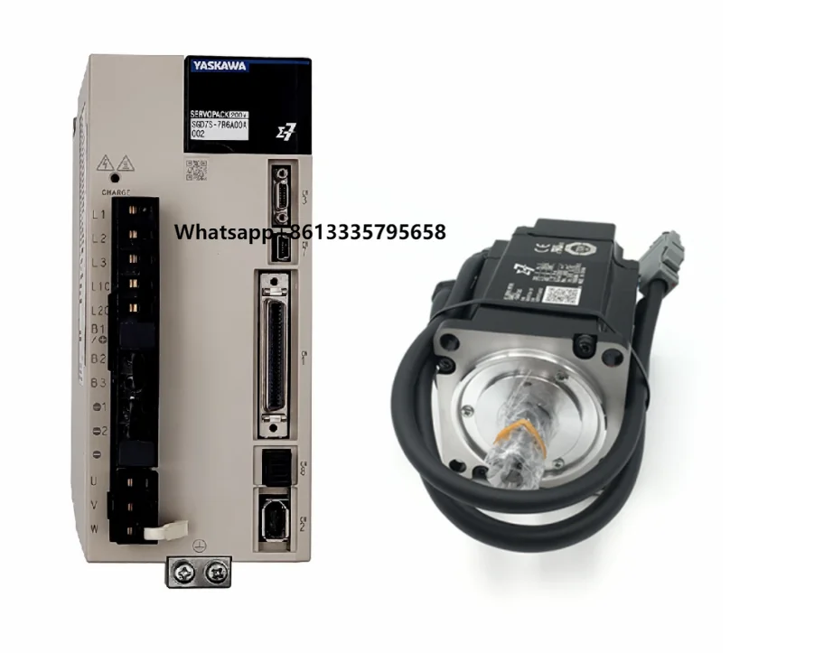 

CNC Fiber Cutting Machine Yaskawa Servo Motor 400w With the Brake Drive