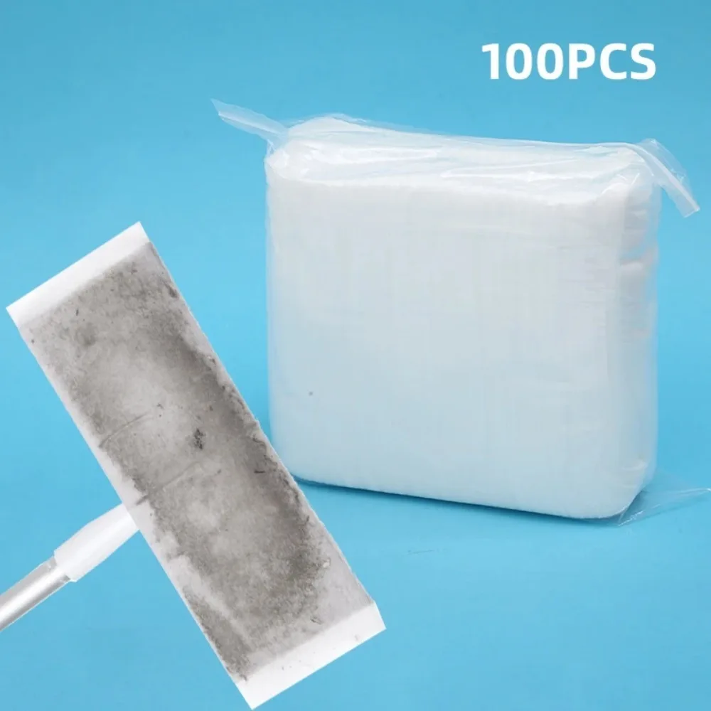 Panos Descartáveis para Limpeza a Seco Compatíveis com Swiffer Sweeper, para Remoção de Poeira em Pisos Domésticos e Automotivos, Almofadas Eletrostáticas para Mop