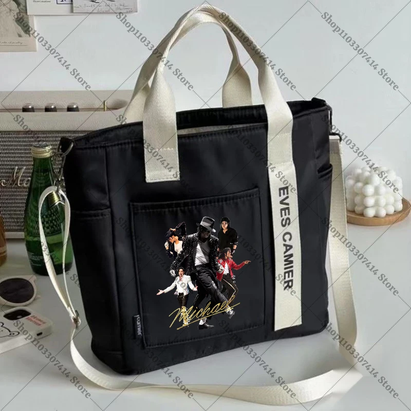 Women Fashion Tote Bag Accessories King of Pop MJ Casual Handbags for Women Michael Jackson Creative Storage Pouch Fan Gift 2026 view 3