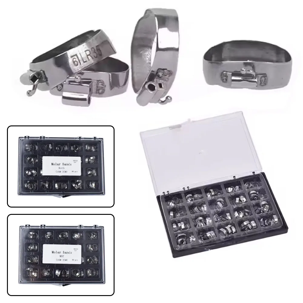 80Pcs Dental Orthod…
