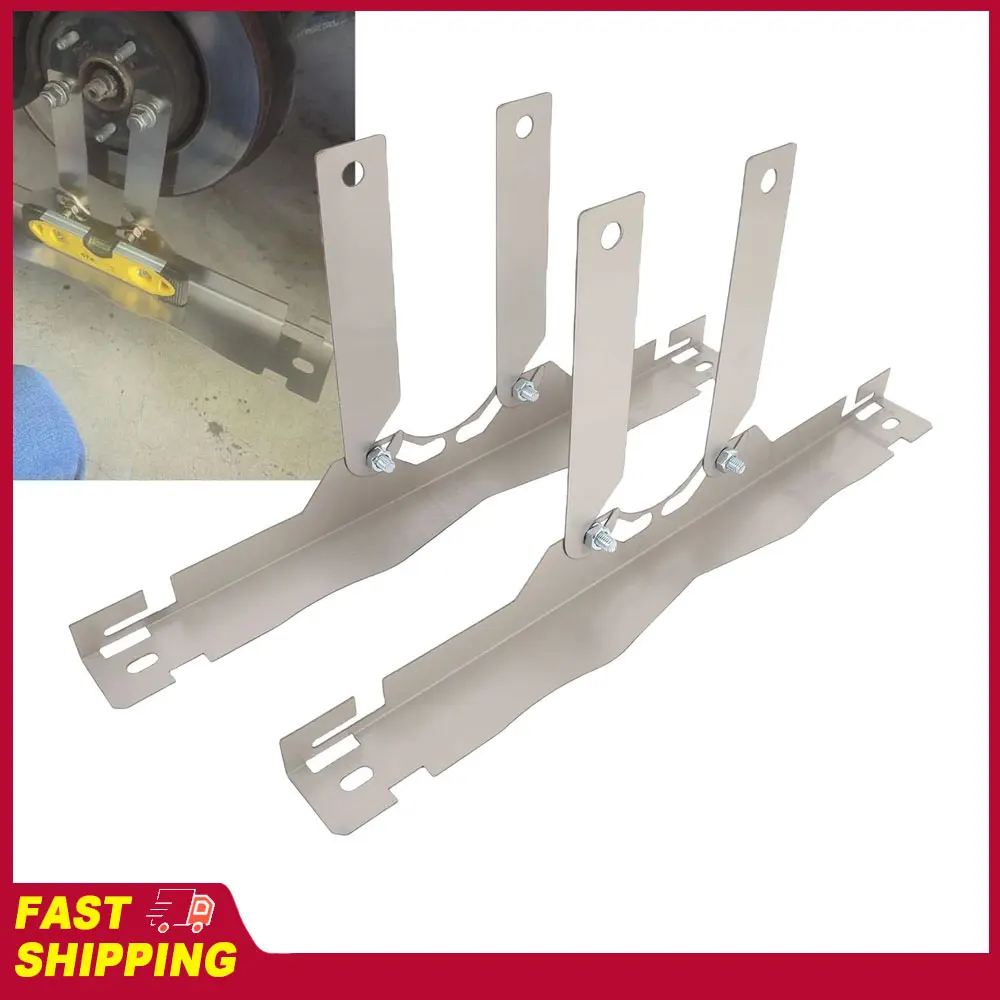 

Инструмент для выравнивания колес: 4 удлинительных кронштейна, 2 шт. инструментов для регулировки угла наклона колес с отверстиями для автомобилей, UTV, ATV